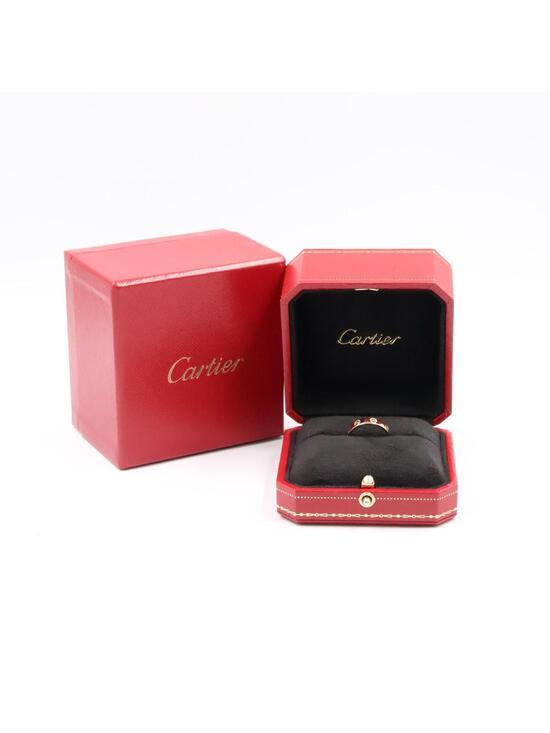 Cartier Mini Love Ring 18Kpg Pink Rose #282671C13B display picture 2